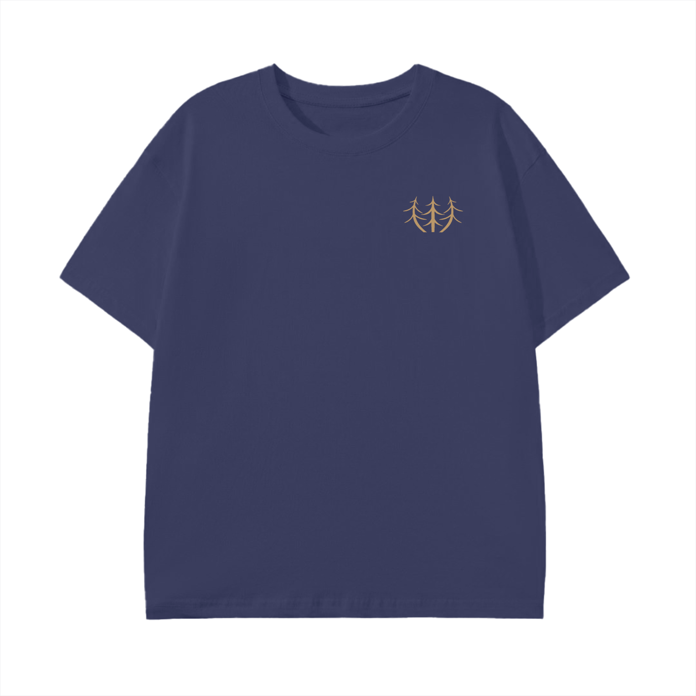Classic Lightweight T-Shirt (Tan Logo)