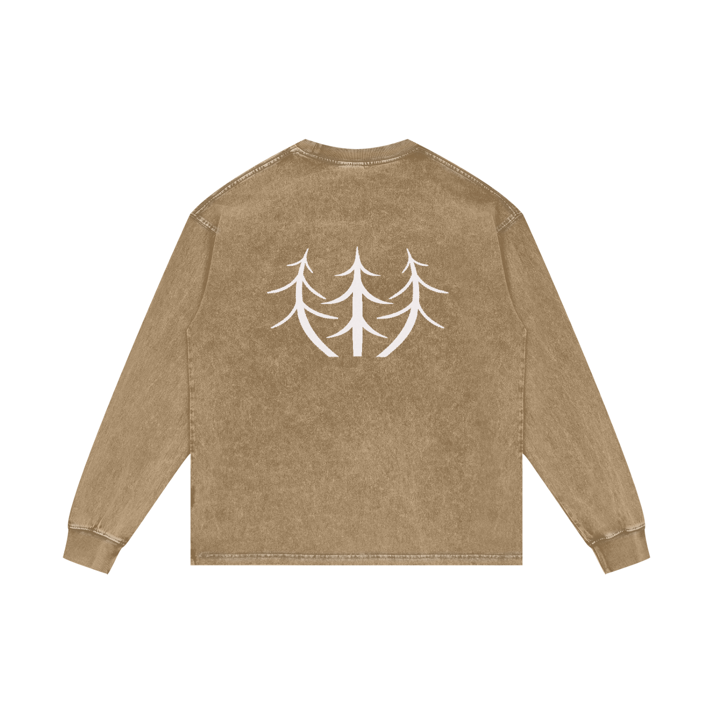 Acid Wash Oversize Long Sleeve T-Shirt - 250 GSM