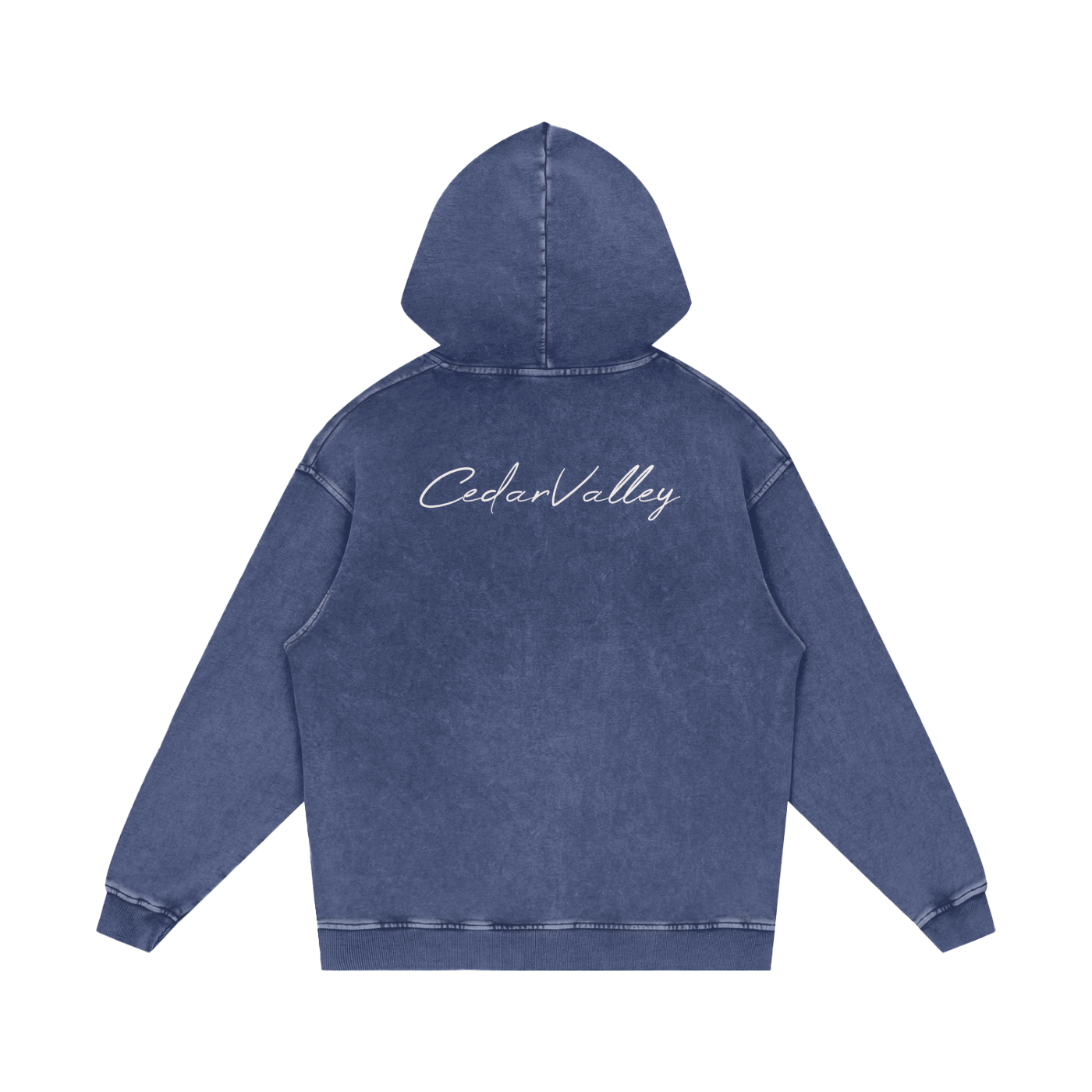 Desert Oversized Washed Hoodie (White Logo)