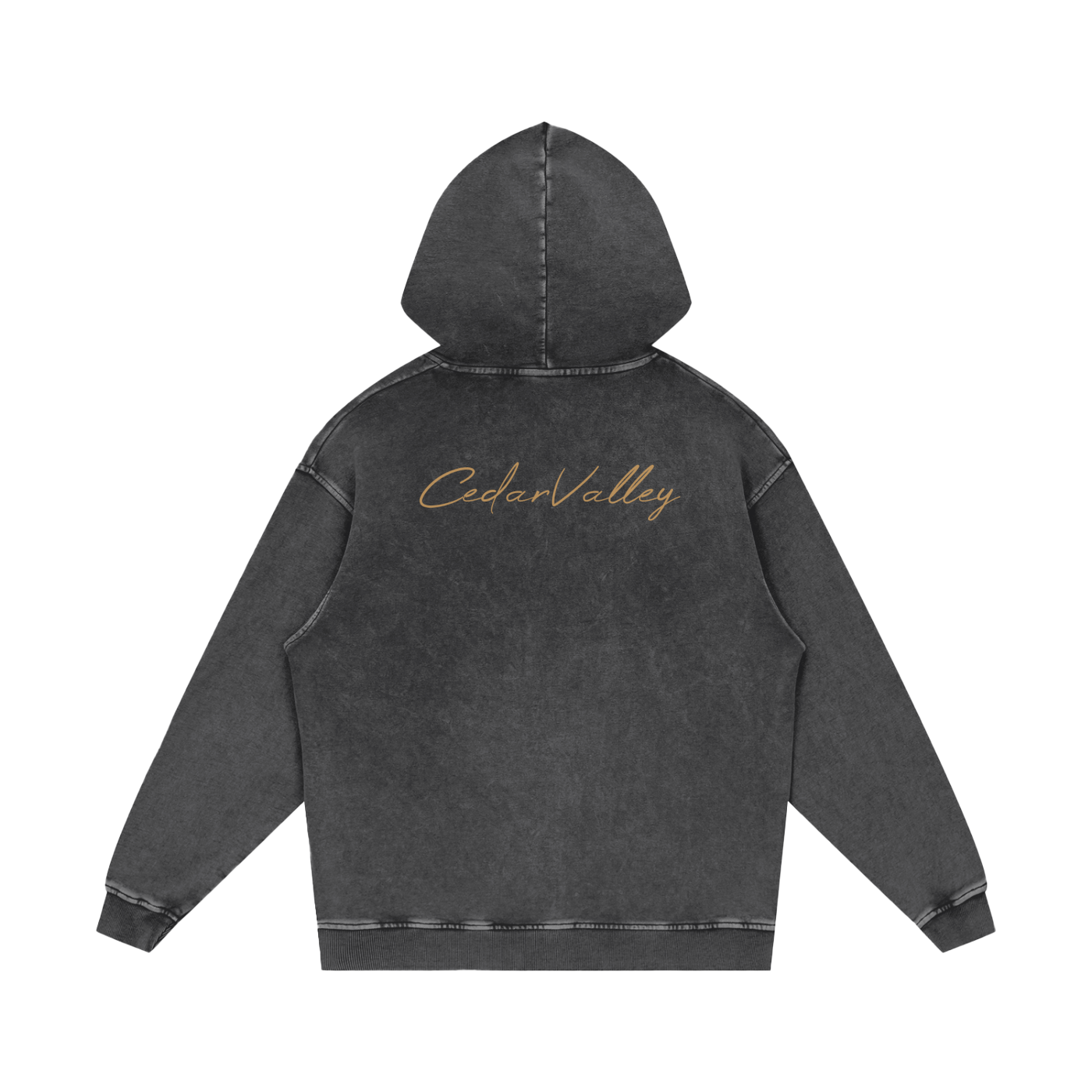Desert Oversized Washed Hoodie (Tan Logo)