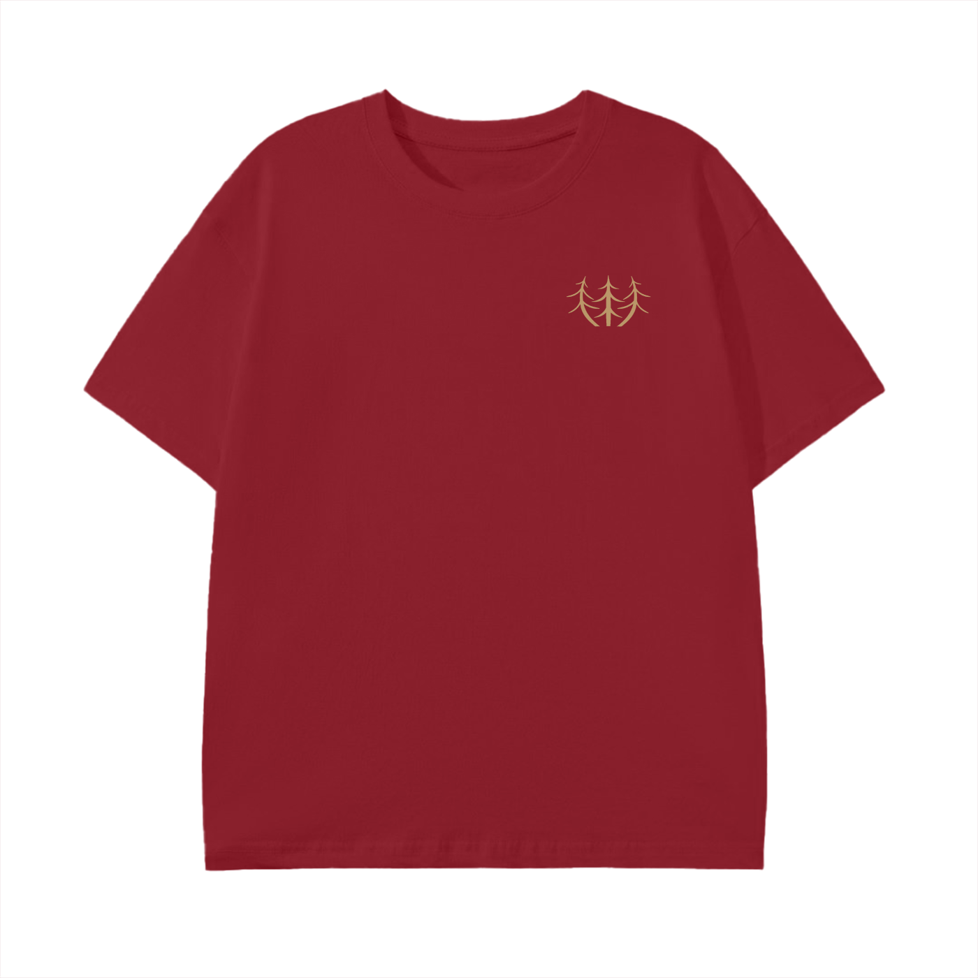Classic Lightweight T-Shirt (Tan Logo)