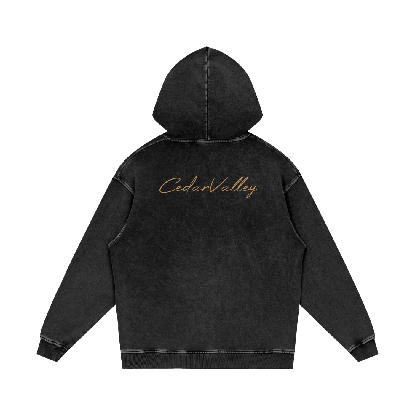 Desert Oversized Washed Hoodie (Tan Logo)