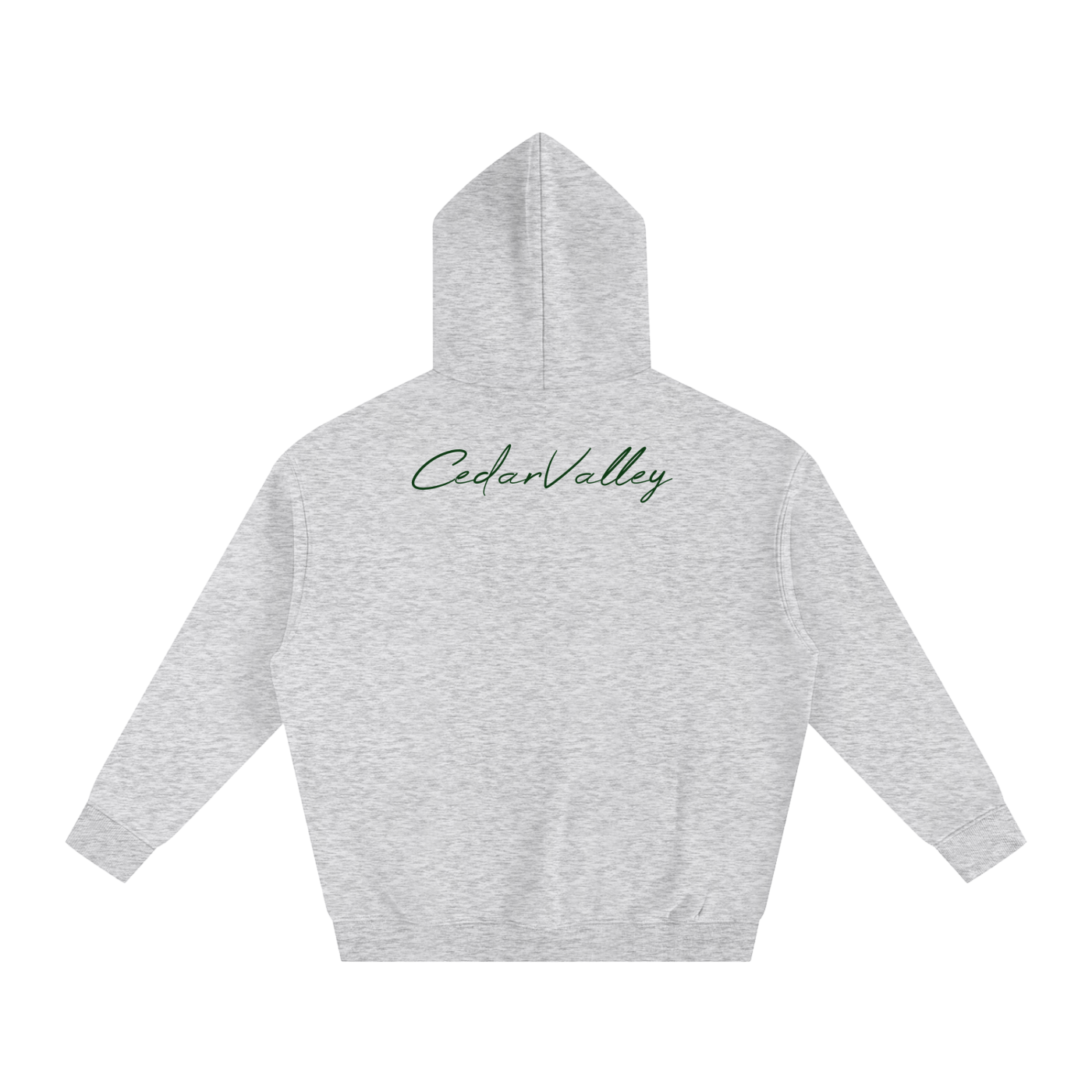 Oversize Fleeced Campfire Hoodie (Green Logo)