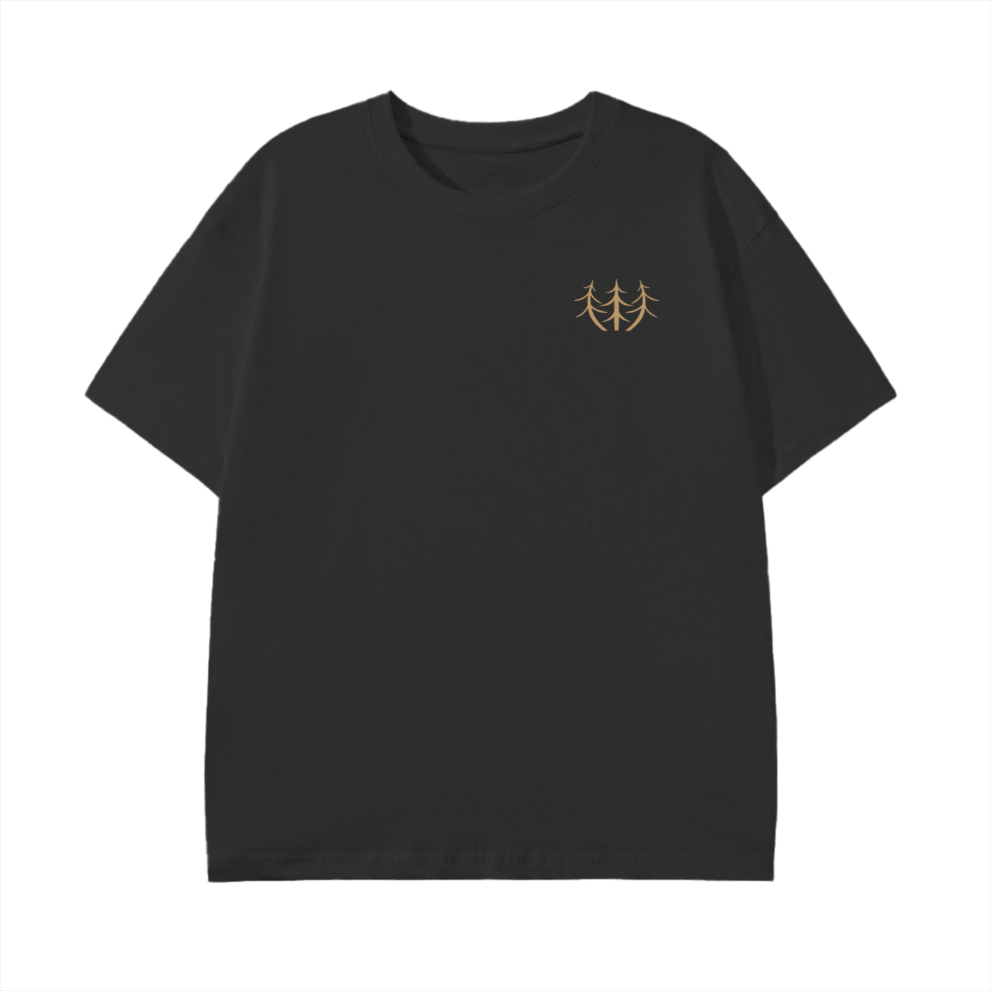 Classic Lightweight T-Shirt (Tan Logo)