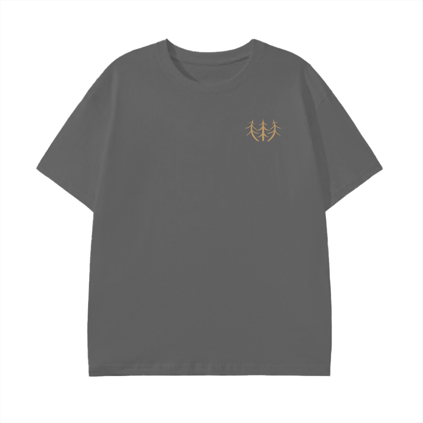 Classic Lightweight T-Shirt (Tan Logo)