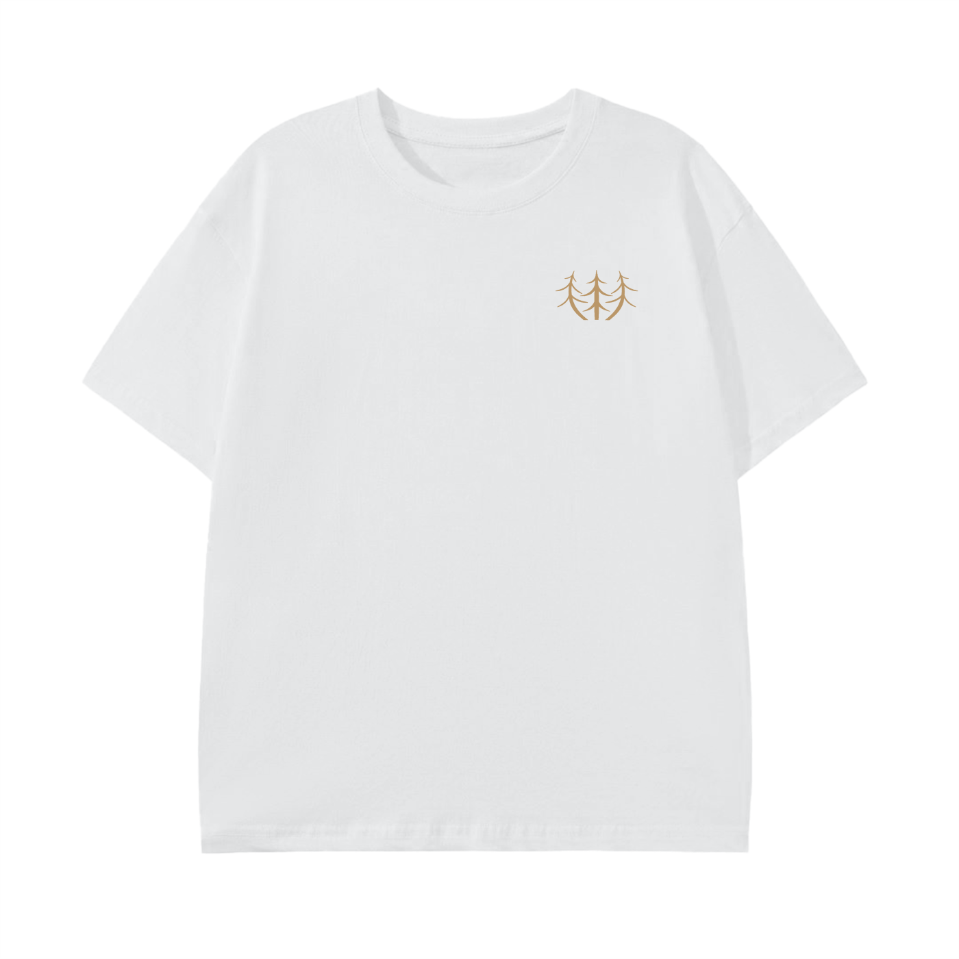 Classic Lightweight T-Shirt (Tan Logo)
