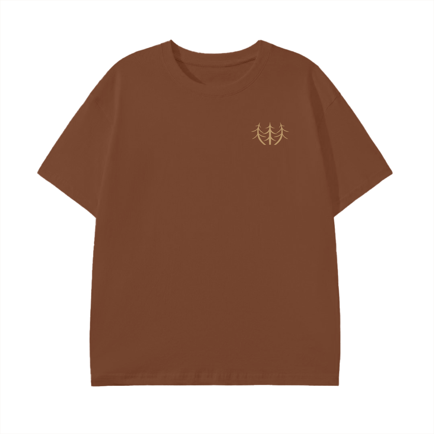Classic Lightweight T-Shirt (Tan Logo)