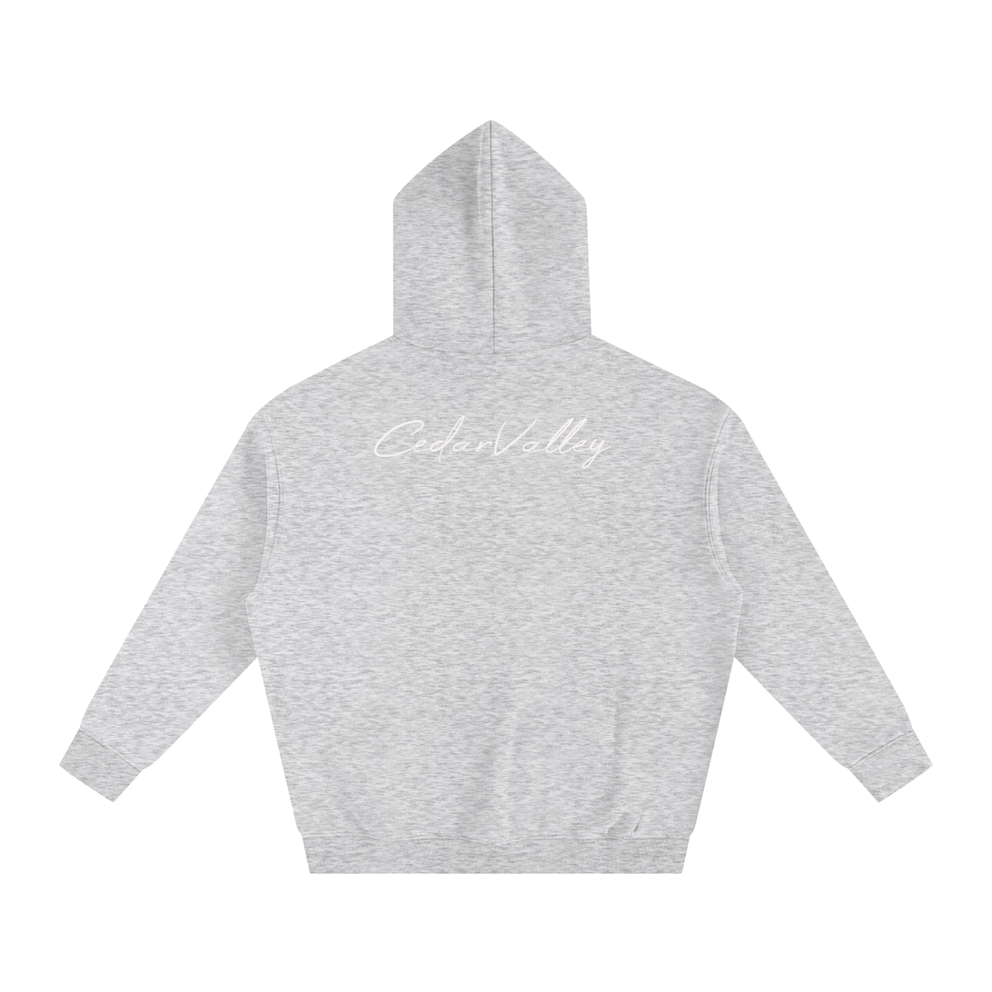 Oversize Fleeced Campfire Hoodie (White Logo)