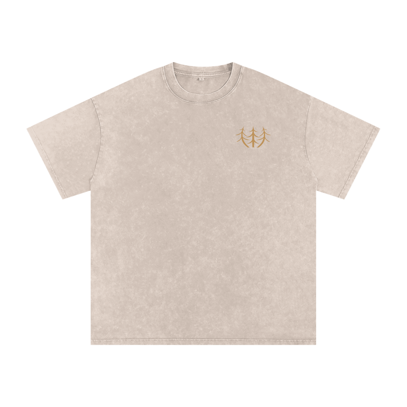 Desert Oversized T-shirt (Tan Logo)